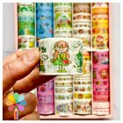 چسب واشی 100 عددی طرح دختر