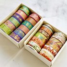 چسب واشی طلاکوب طرح دو