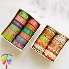 چسب واشی طلاکوب طرح دو