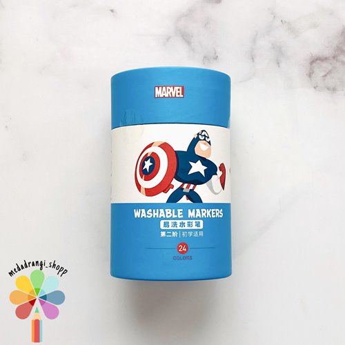 ماژیک 24 رنگ قابل شست و شو برند Marvel