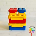 ظرف غذای 3 طبقه (4 تکه) لگو
