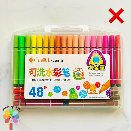ماژیک 48 رنگ جعبه (مشکل دار)